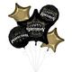 Premium Better With Age Birthday Foil Balloon Bouquet with Balloon Weight, 13pc